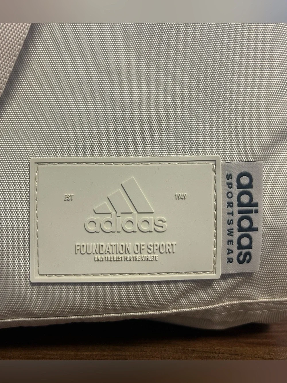 adidas Light Beige Men’s Duffel Bag- Brand New, Never Used